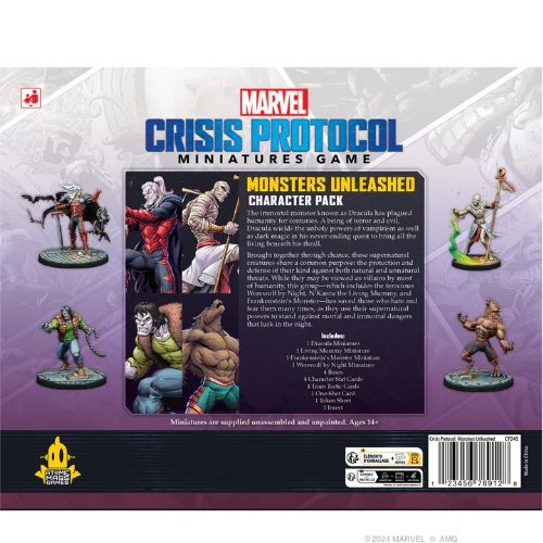 Marvel Crisis Protocol Monsters Unleashed Character Pack